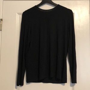 Saks black basic long sleeve tee. Super soft!!!